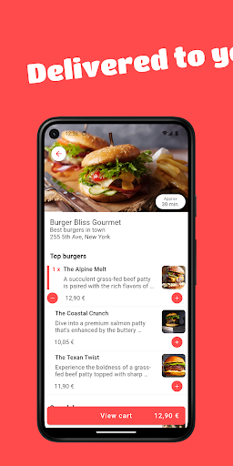 Mytapper - Food delivery Screen 2