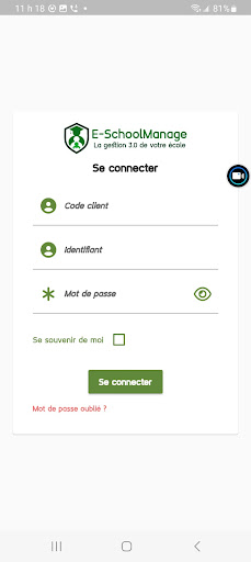 Android application E-SchoolManage screenshort