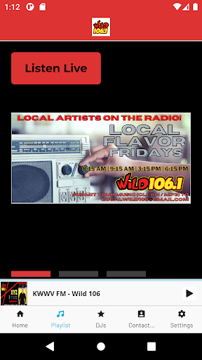 WiLD 106 Screen 2