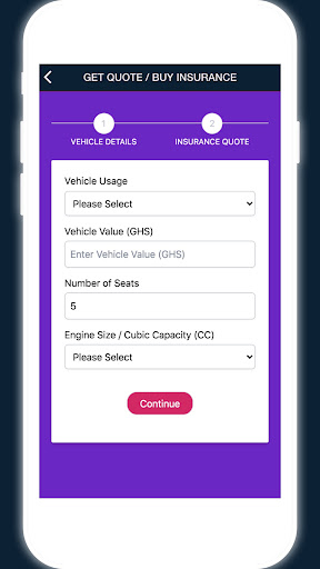 Android application My Priority Insurance screenshort