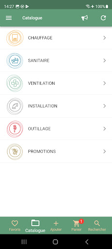 Android application MP-Sanit screenshort
