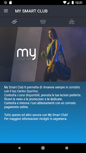 Android application My Smart Club screenshort