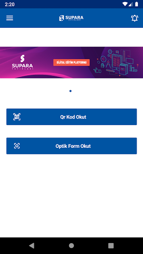 Android application Supara Yayınları screenshort