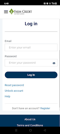 SWGA Farm Credit Mobile Screen 2