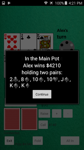 Sibling Rivaly Poker Party Screen 3