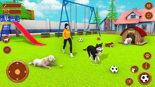 Android application Dog Simulator: Dog Family Game screenshort