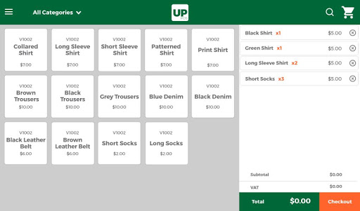 UP POS Screen 2