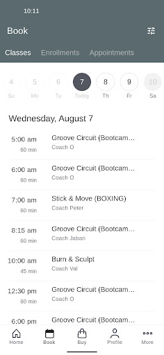 Groove Theory Fitness Screen 2