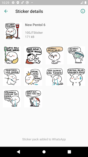 Cute Pentol Stickers For WAStickerApps