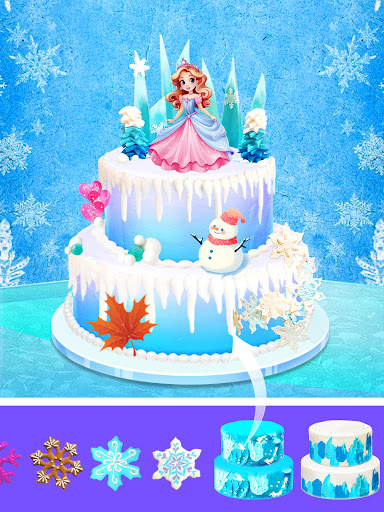 Icy Princess & Prince Cake screenshot 5
