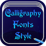 Calligraphy Fonts Style icon