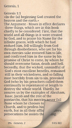 Android application Geneva Study Bible Commentary screenshort