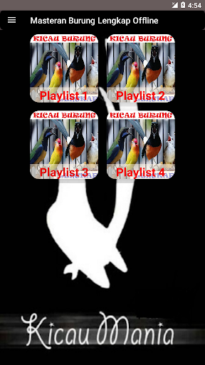 Android application Kicau Burung Isian Offline screenshort