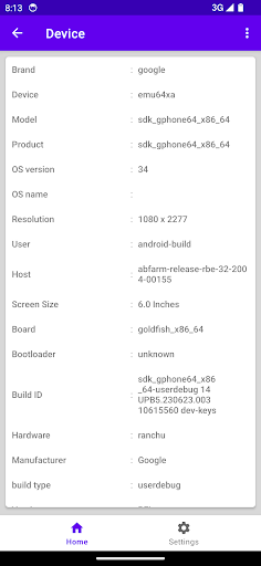 Droid Companion - Device Info Screen 2