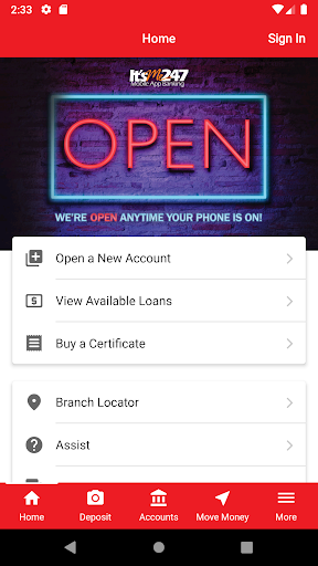 Mattel Federal Credit Union Screen 3