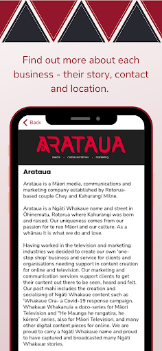 Whakaue Pakihi Screen 2
