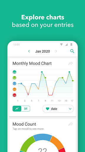 Daylio - Tagebuch, Tagebuch, Stimmungstracker