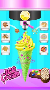 Ice Cream Ice Making Games