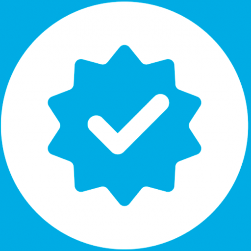 Get Verify: Blue Tic for you logo