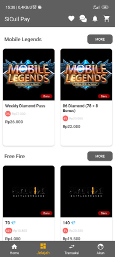 SiCuil Pay - TopUp Game Murah Screen 3