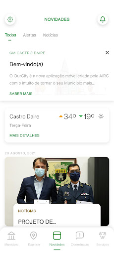 Android application Castro Daire + PRÓximo screenshort