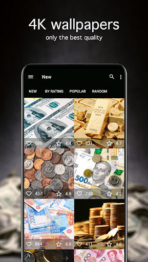 Screenshot of Money Wallpapers 4K