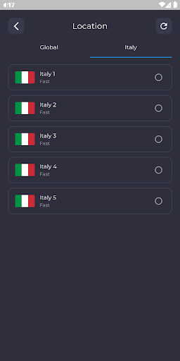 Italy VPN - Fast Proxy Server Screen 3