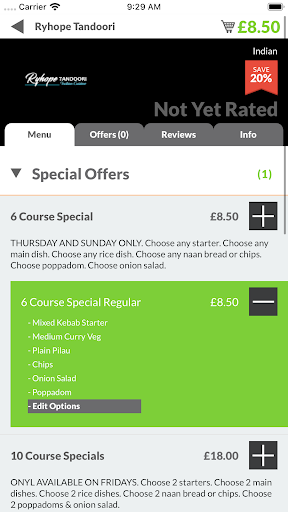 Ryhope Tandoori Screen 3