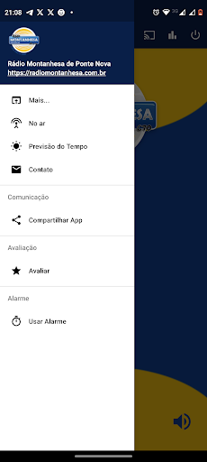 Rádio Montanhesa de Ponte Nova Screen 2