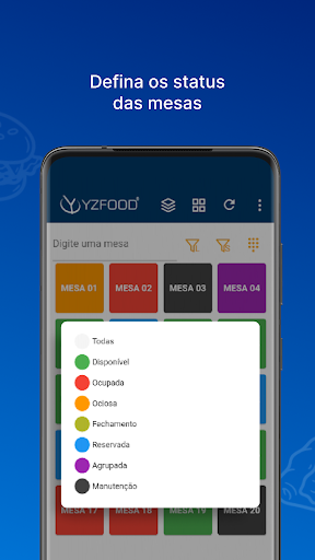 YzFood Garçom Screen 3