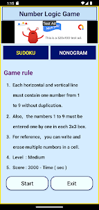 Number Logic Game