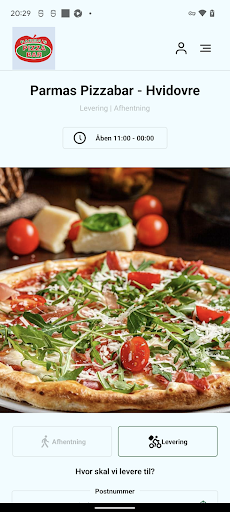 Android application Parmas Pizza Grill Bar screenshort