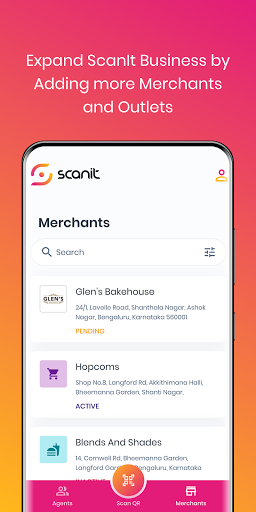 Android application ScanIt Partners screenshort
