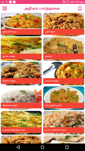 Variety Rice Recipes in Tamil-Best collection 2018
