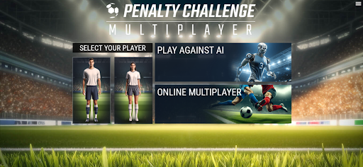 Android application Penalty Challenge Multiplayer screenshort