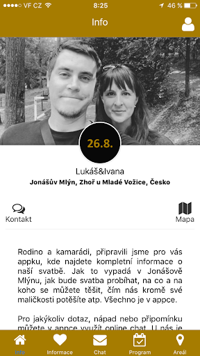 Android application Lukáš a Ivana screenshort