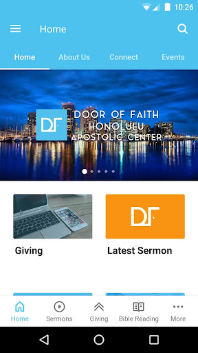 Android application Door of Faith Hawaii screenshort