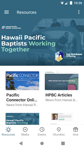 Android application Hawaii Pacific Baptist Conv screenshort