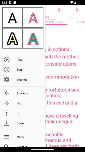 Android application zBook: Bramble bees screenshort