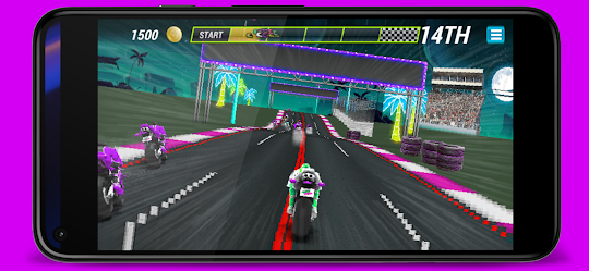 Neon Racing - Motorcycle Race
