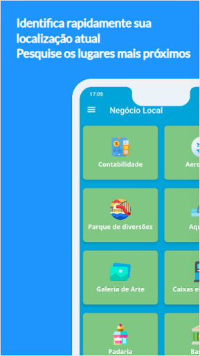 Android application Negócios Locais screenshort