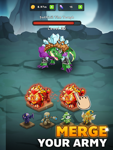 Merge Monsters Idle Cash Games - Puzzle - games