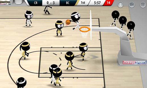Stickman Basketball 3D Screenshot
