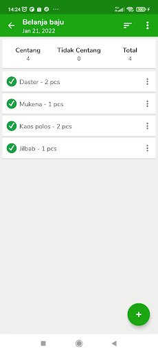 Catatan Belanja Harian Screen 3