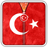 Turkey Flag Zipper UnLock icon