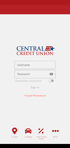 Android application Central CU of Maryland screenshort