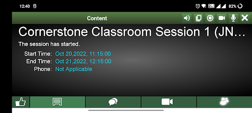 Cornerstone Classroom Screen 3