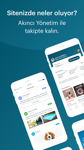 Android application Akıncı Yönetim screenshort