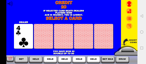 Video Poker with Double Up Screen 3