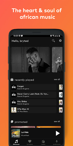 Android application aftown screenshort